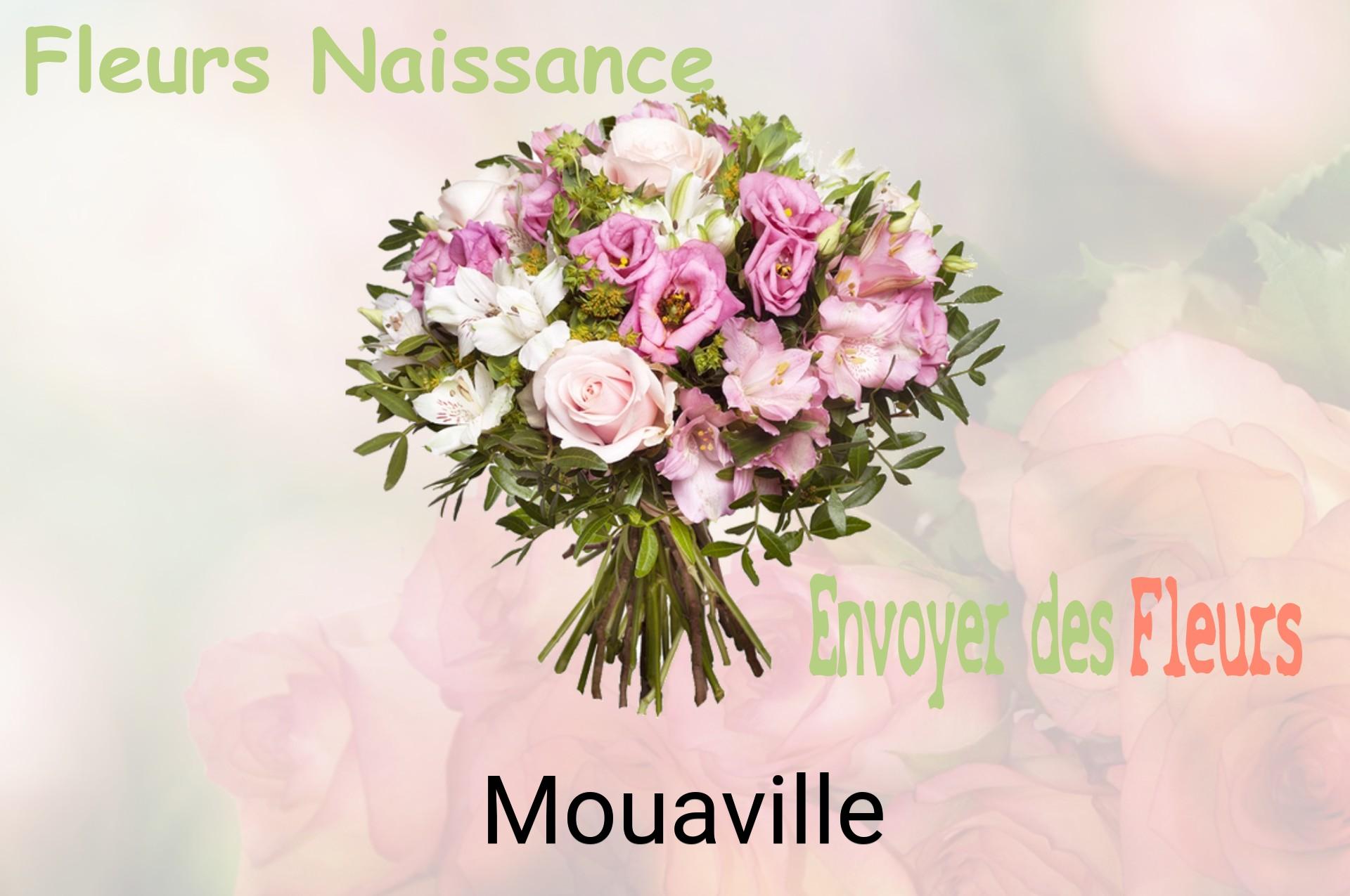 Bouquet de fleurs de naissance livré à Mouaville